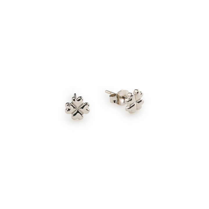 Alexa - Clover Mini Stud Oorbellen RVS