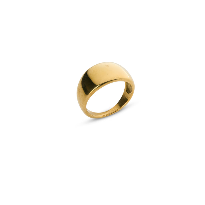 Venus - Dôme Chunky Bague en Acier Inoxydable
