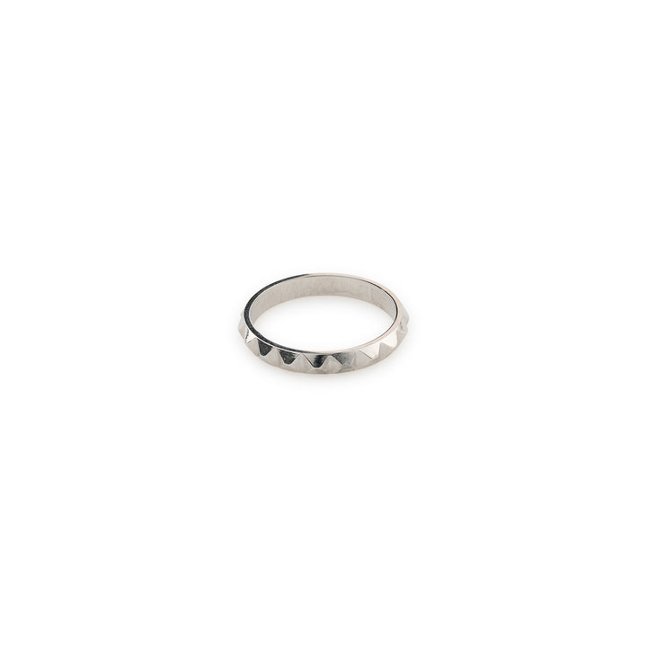 Vide - Bague délicate Spike en acier inoxydable