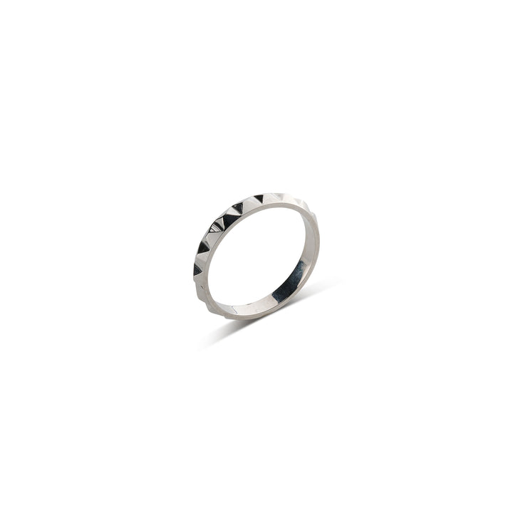 Vide - Bague délicate Spike en acier inoxydable
