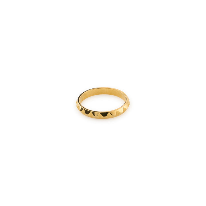 Vide - Bague délicate Spike en acier inoxydable