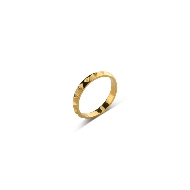 Vide - Bague délicate Spike en acier inoxydable