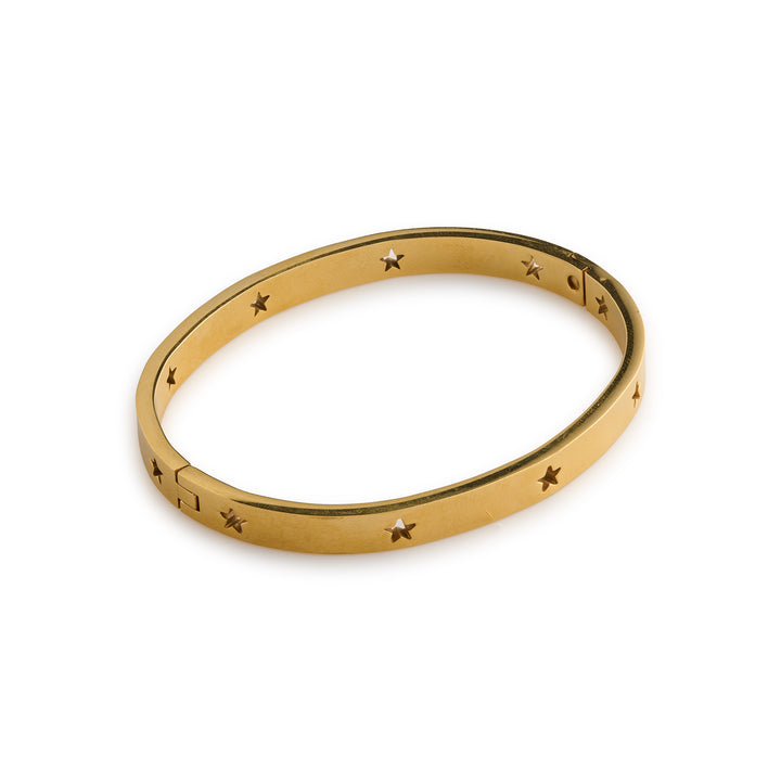 Leia - Star Bangle Armband RVS
