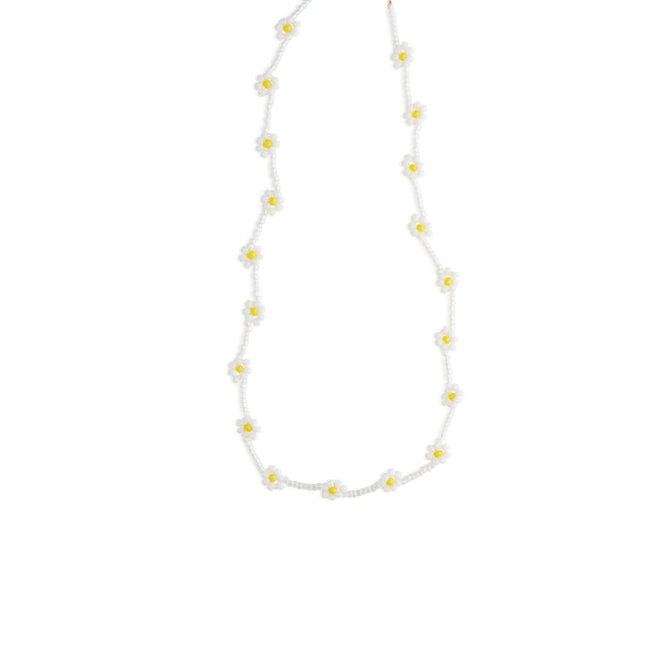 Lise - Collier de perles en forme de fleur