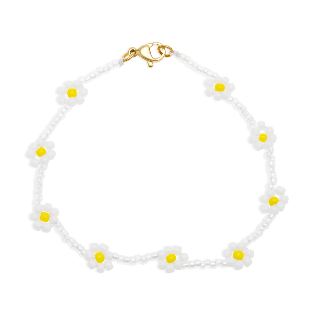 Lise - Bracelet Perles Fleur