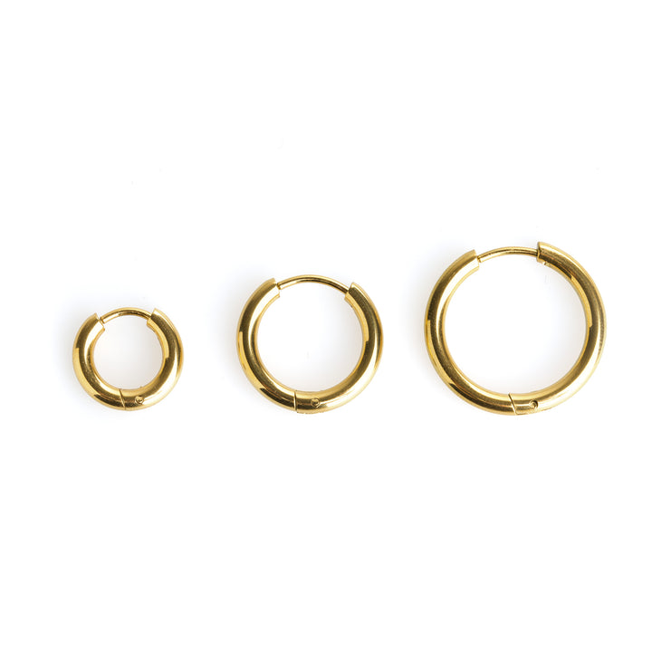 Hollie - Hoop Earrings 13mm Stainless Steel