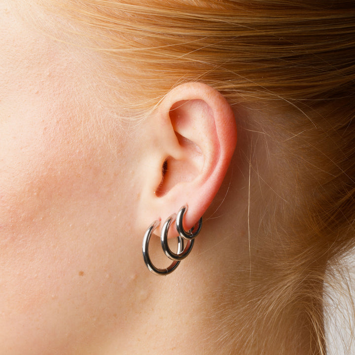 Hollie - Hoop Earrings 17mm Stainless Steel