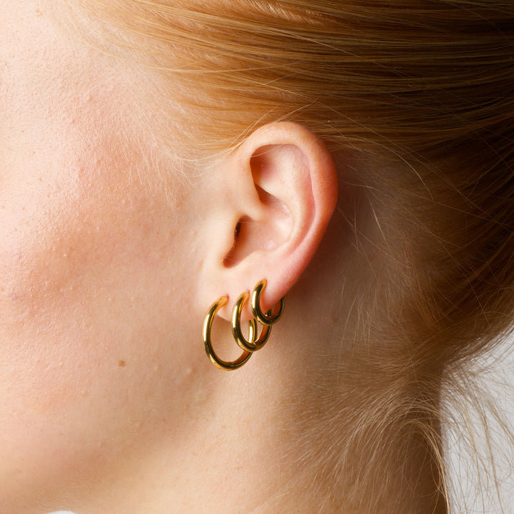 Hollie - Hoop Earrings 17mm Stainless Steel