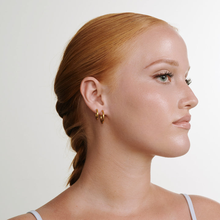 Hollie - Hoop Earrings 21mm Stainless Steel