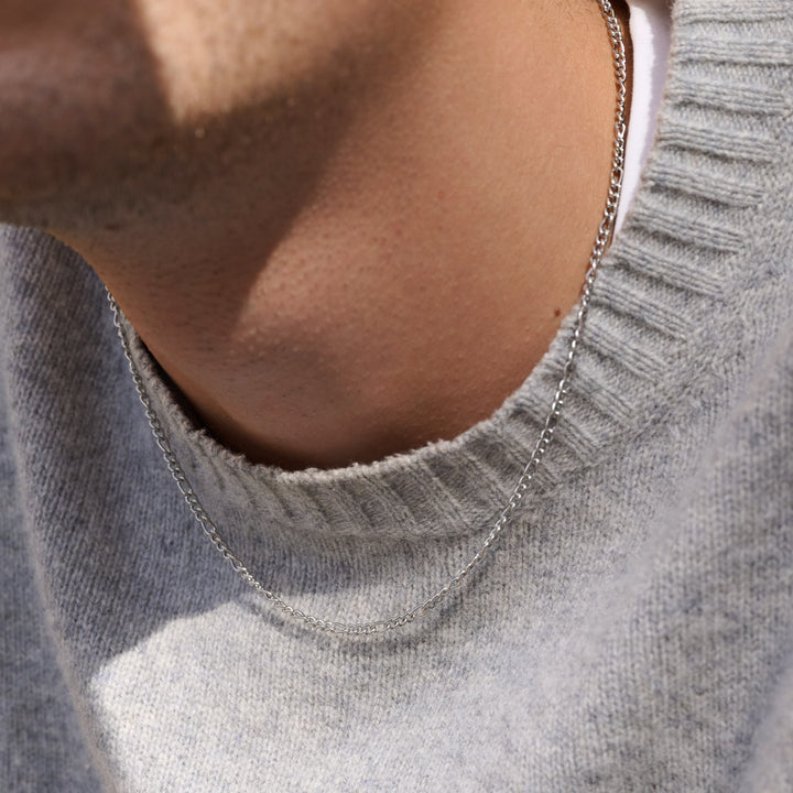 Hugo - Collier chaîne en acier inoxydable