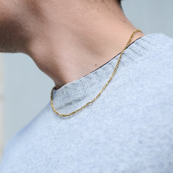 Hugo - Collier chaîne en acier inoxydable