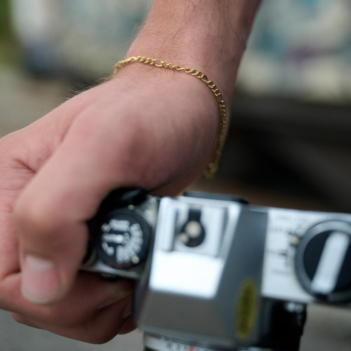 Hugo - Bracelet chaîne en acier inoxydable