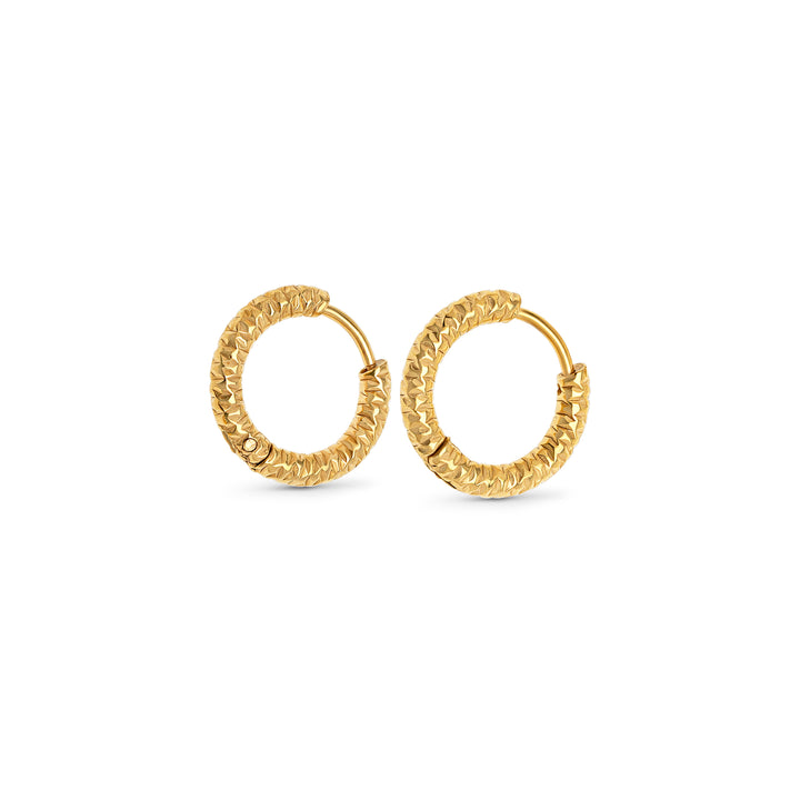 Torun - Boucles d'oreilles créoles 16mm acier inoxydable