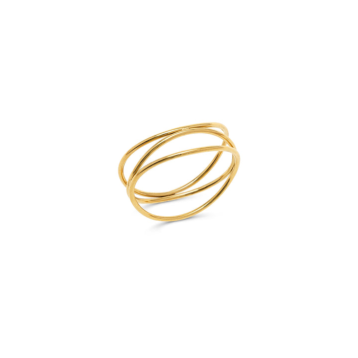 Maria - Bague Entrelacée en Acier Inoxydable