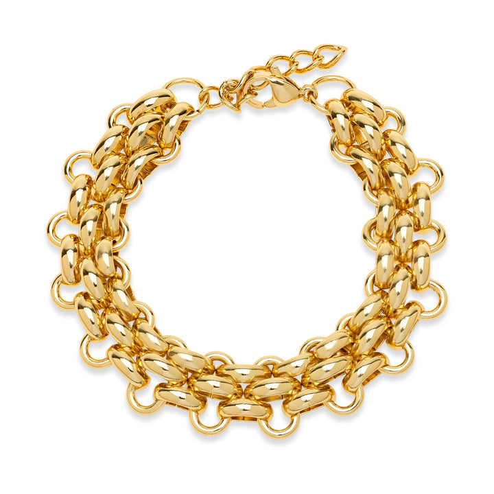 Ruth - Chunky Chain Armband Roestvrij Staal