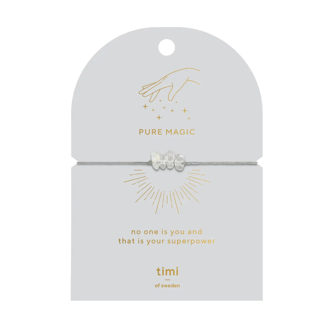 Clear Quartz Chip Bracelet