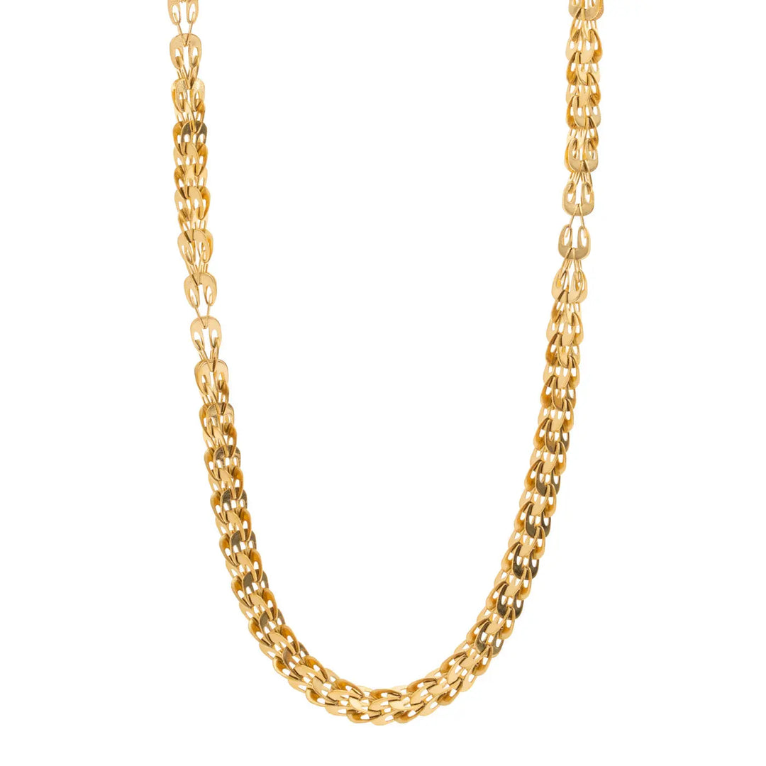 Celine - Bismarck Inspired Chain Vintage Neklace Stainless Steel