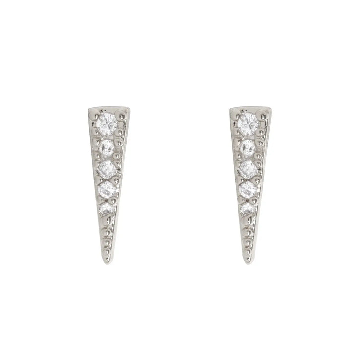 Eliza - Spike Crystal Ear Studs