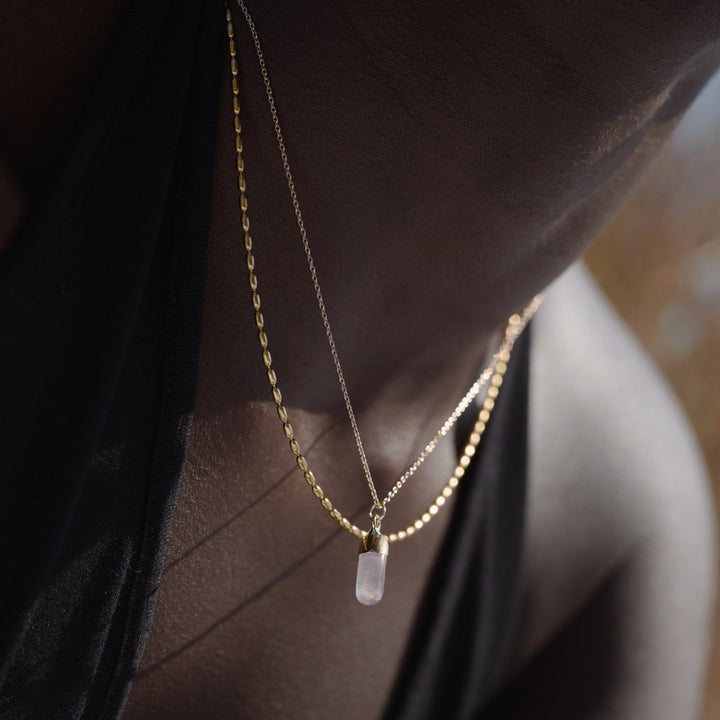 Braven - Collier à chaîne perlée en acier inoxydable