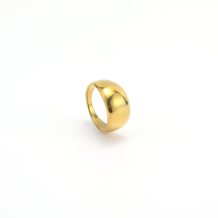 Venus - Dôme Chunky Bague en Acier Inoxydable