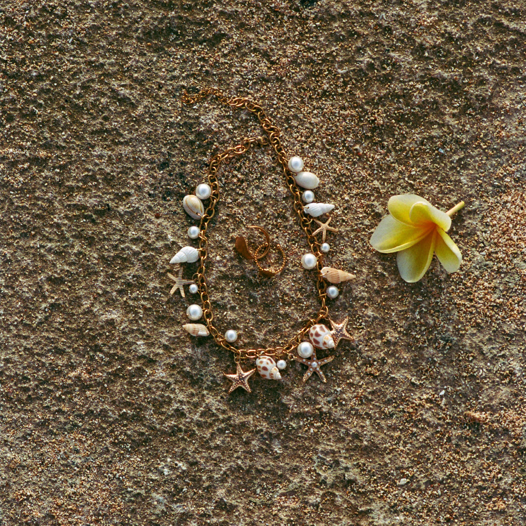 Ane - Seashell Open Ring Stainless Steel