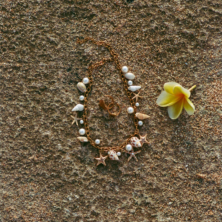 Ane - Seashell Open Ring Stainless Steel