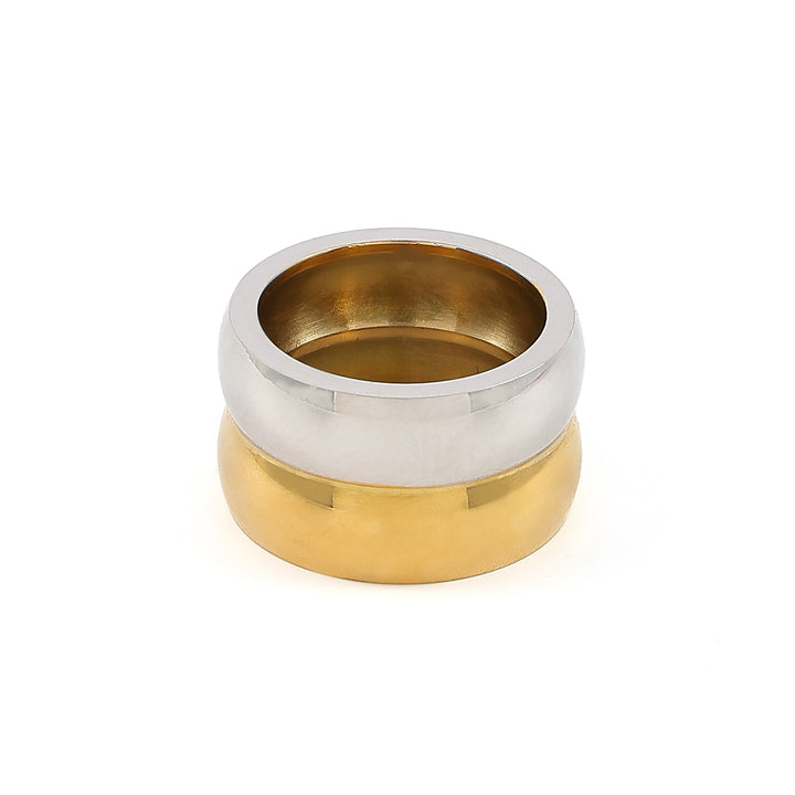 Nellie - Dubbele Koepel Duo Ring RVS
