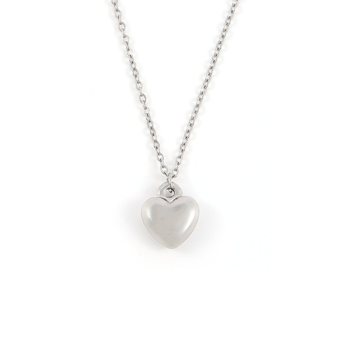 Julie - Klassieke Hart Dangle Ketting RVS