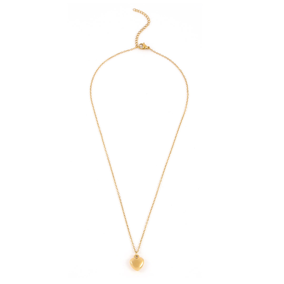 Julie - Klassieke Hart Dangle Ketting RVS