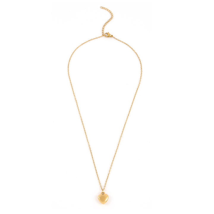 Julie - Klassieke Hart Dangle Ketting RVS