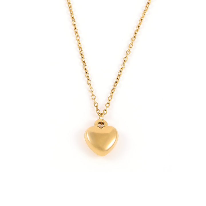 Julie - Klassieke Hart Dangle Ketting RVS