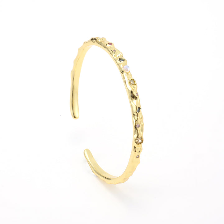 Shiloh - Kristallen Armband Verstelbare Goudkleurige Bangle