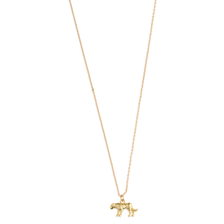 Quinn - Collier Pendentif Léopard Dangle Or