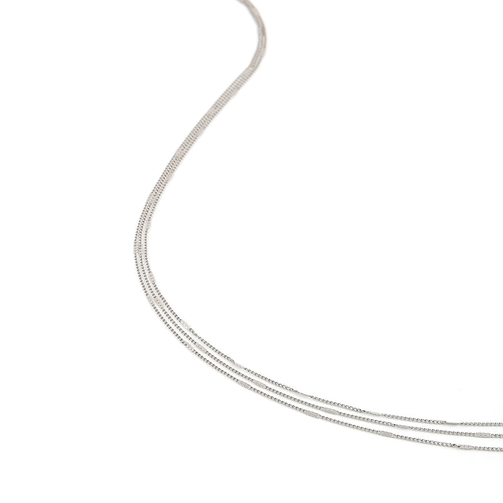 Mika - Collier Multi Chaînes en Acier Inoxydable