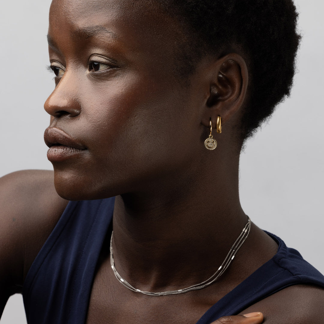 Mika - Collier Multi Chaînes en Acier Inoxydable
