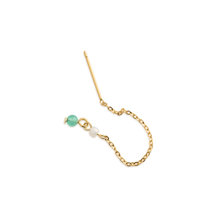 Adele - Mint Kralenketting Oorbellen