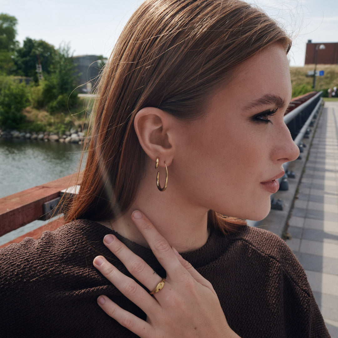 Hollie - Oorringen 13mm Roestvrij Staal