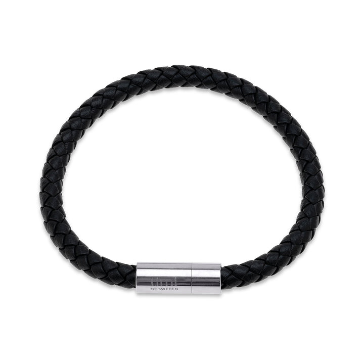 Oliver - Leren Armband Roestvrij Staal