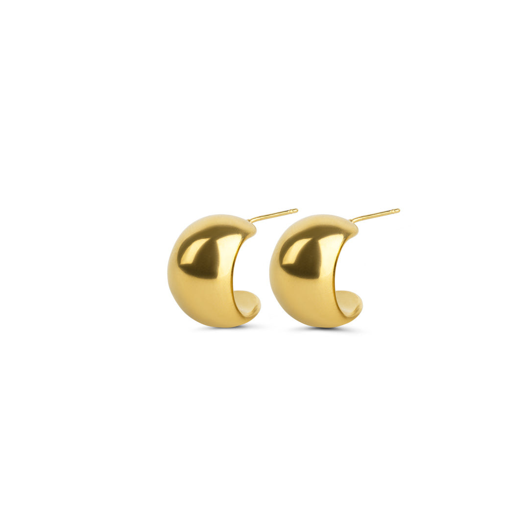 Selena - Chunky Stud Earrings Stainless Steel
