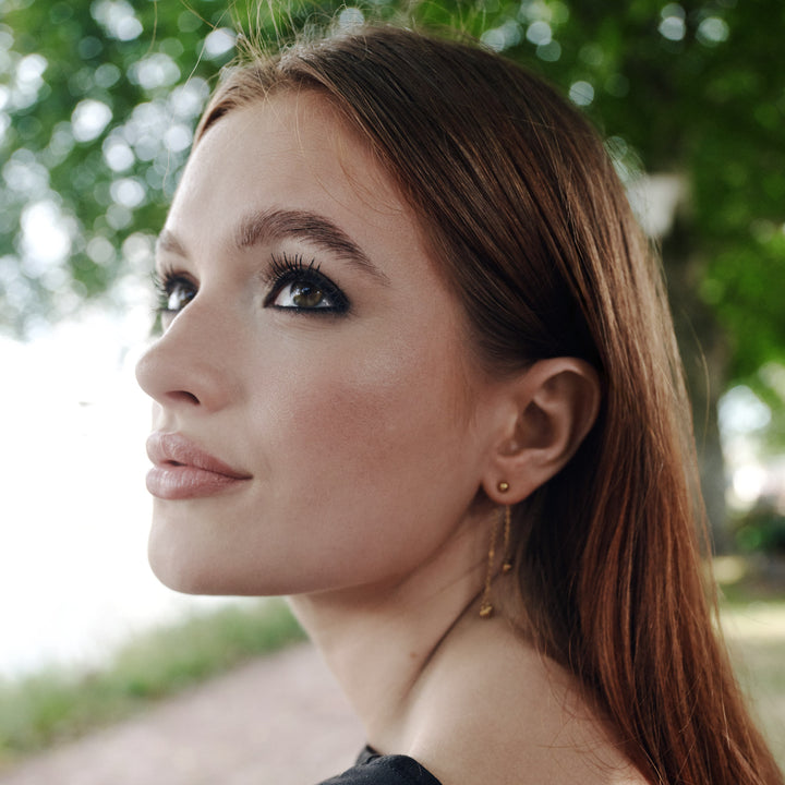 Nella - Hart Ketting Oorbellen Roestvrij Staal