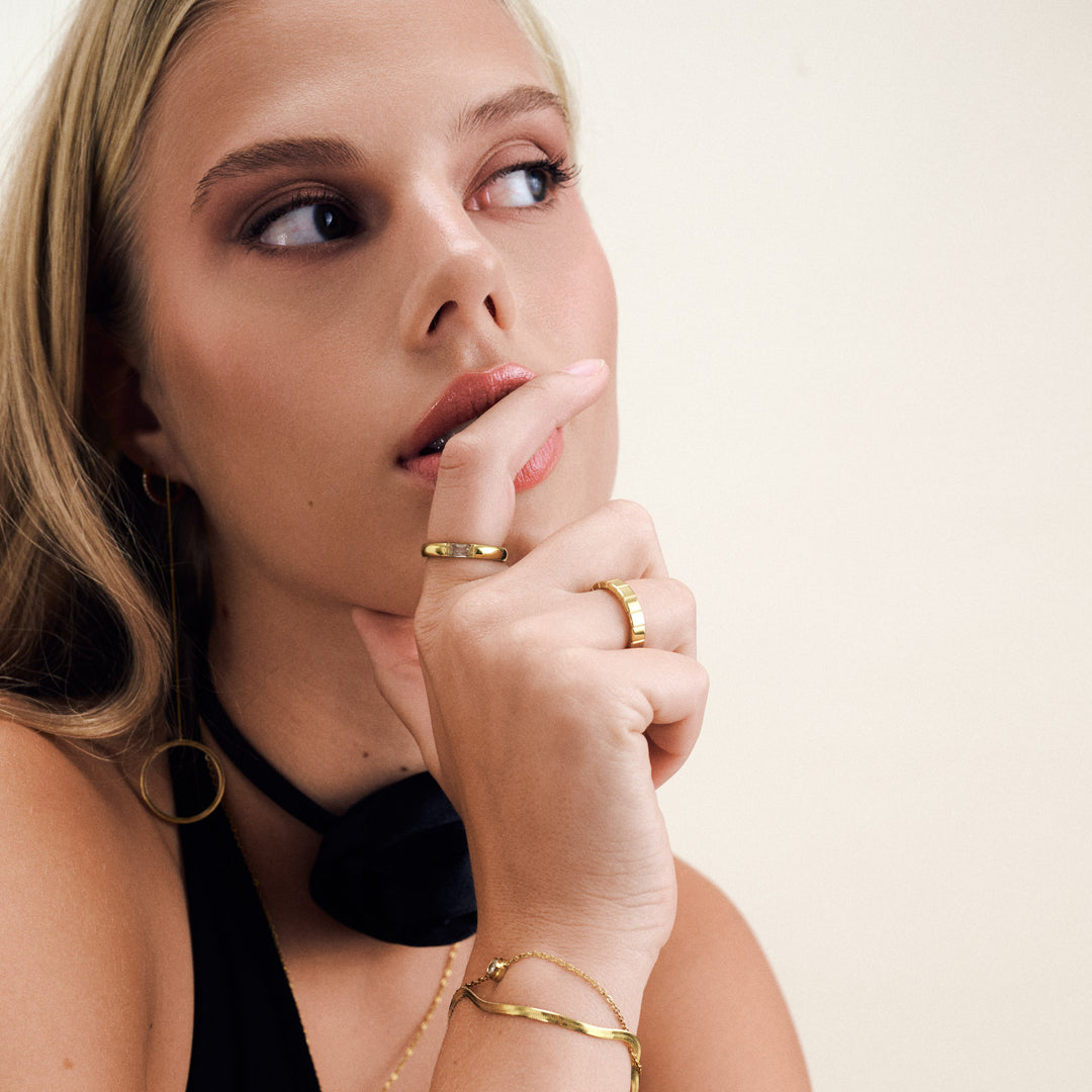 Tiril - Circle Chain Earrings Stainless Steel