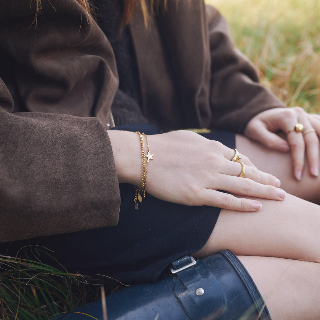 Majda - Bracelet Étoile Acier Inoxydable