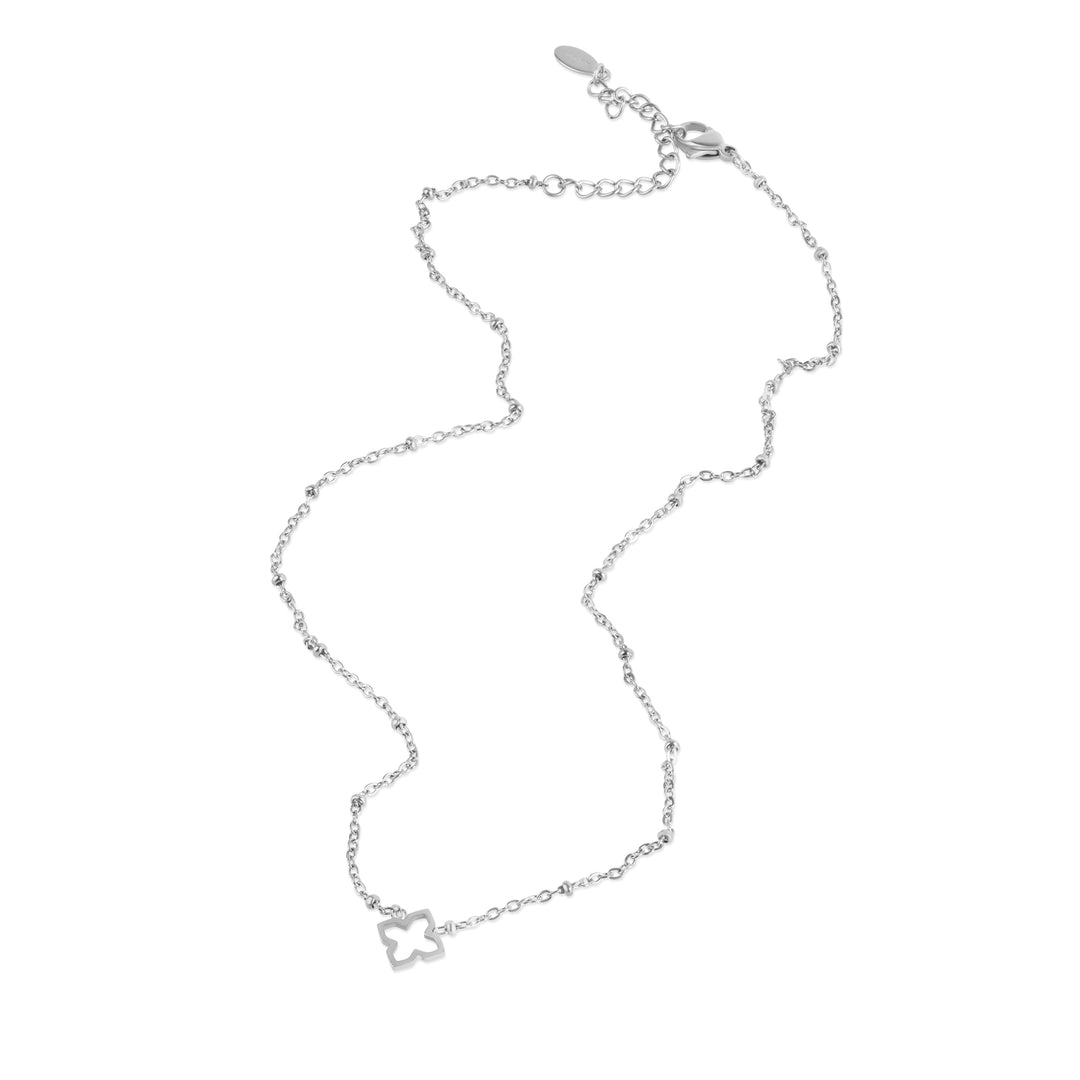 Elfrida - Klaver Ketting Roestvrij Staal