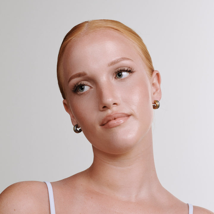 Vendela - Duo Stud Earrings Stainless Steel