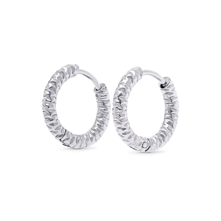 Torun - Boucles d'oreilles créoles 16mm acier inoxydable