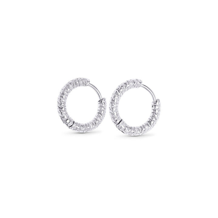 Torun - Boucles d'oreilles créoles 16mm acier inoxydable