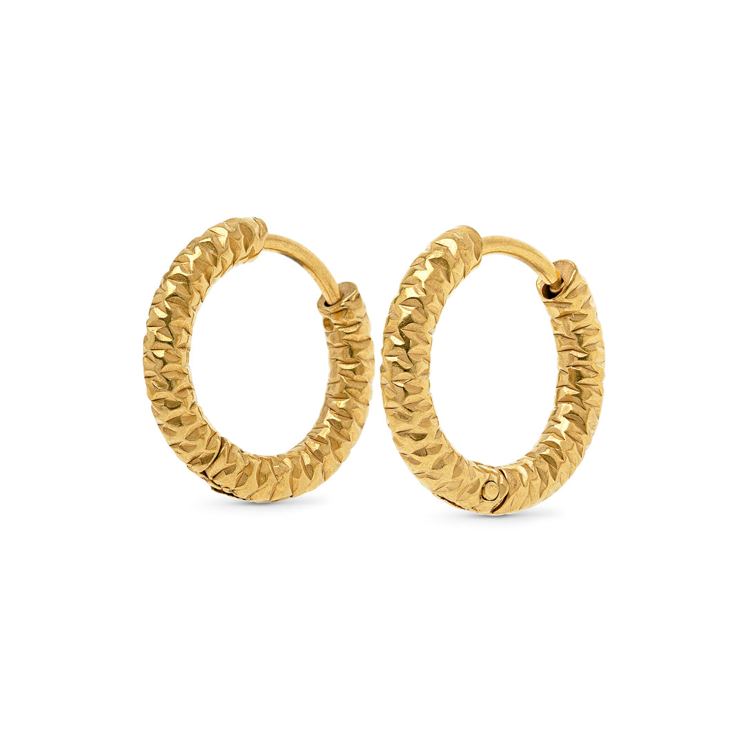 Torun - Boucles d'oreilles créoles 16mm acier inoxydable