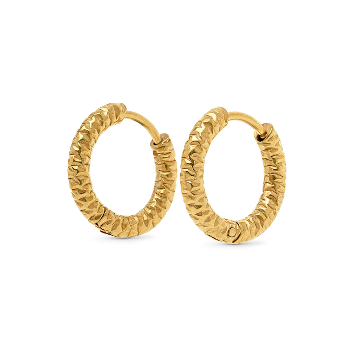 Torun - Boucles d'oreilles créoles 16mm acier inoxydable