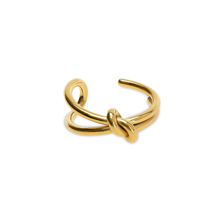 Poppy - Bague Nœud Acier Inoxydable