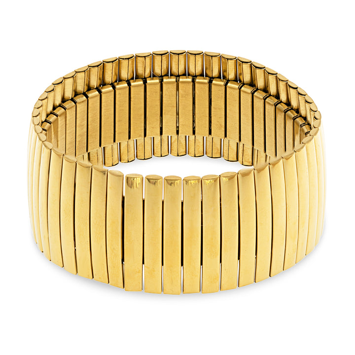 Cisi - Stretch armband van roestvrij staal